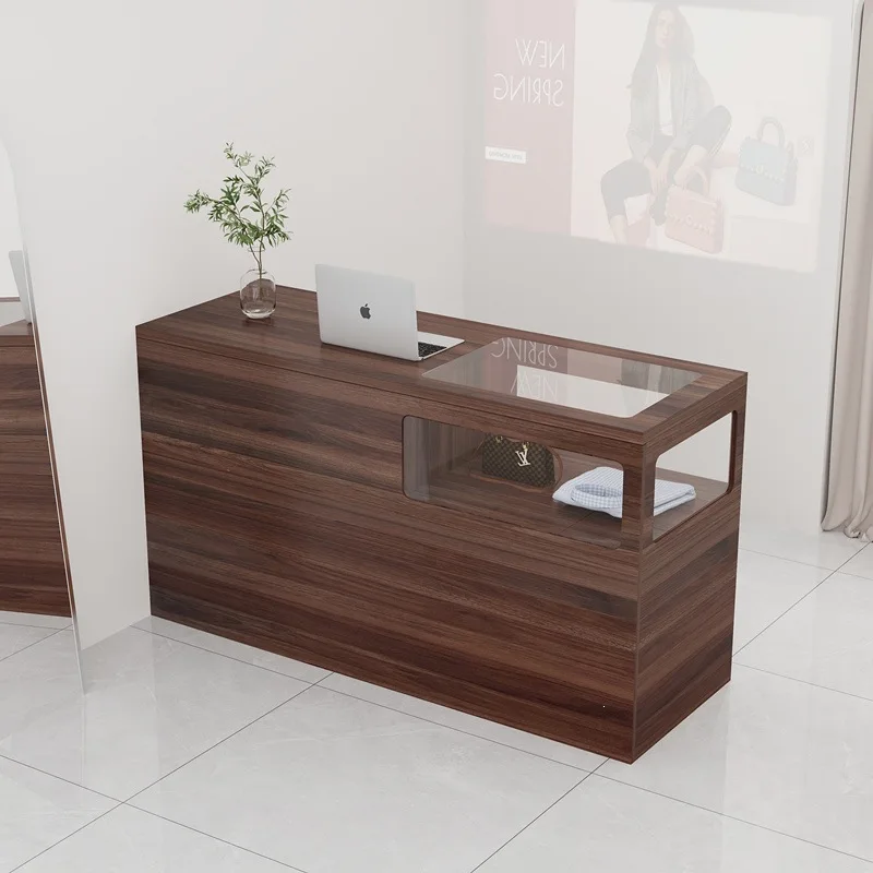 Clothing store cashier Chinese antique beauty salon bar counter Internet celebrity women's clothing store cashier table retro