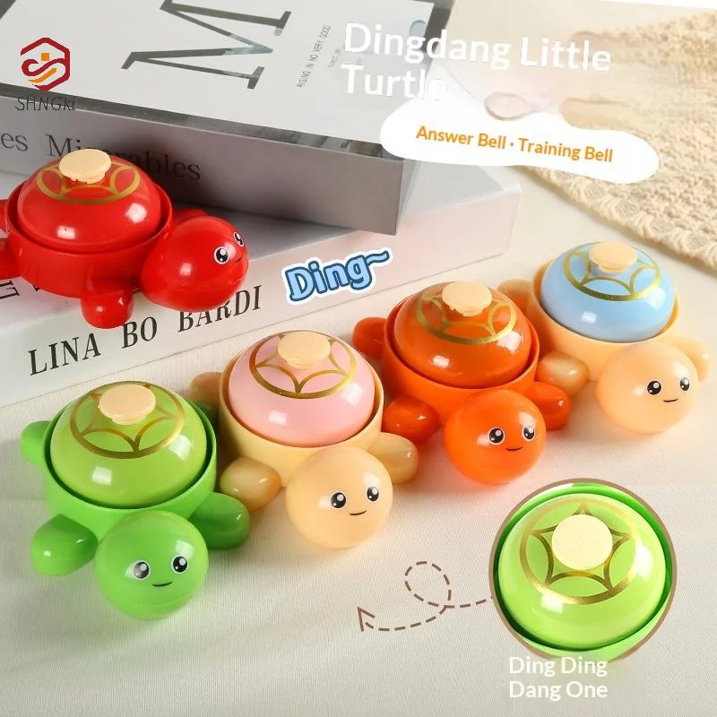 (Cute Turtle Themed Call Bells Press Answer Bell Mini Hand Call Bell Cute Desktop Toy Reward Game Bell For Home Restaurant Party