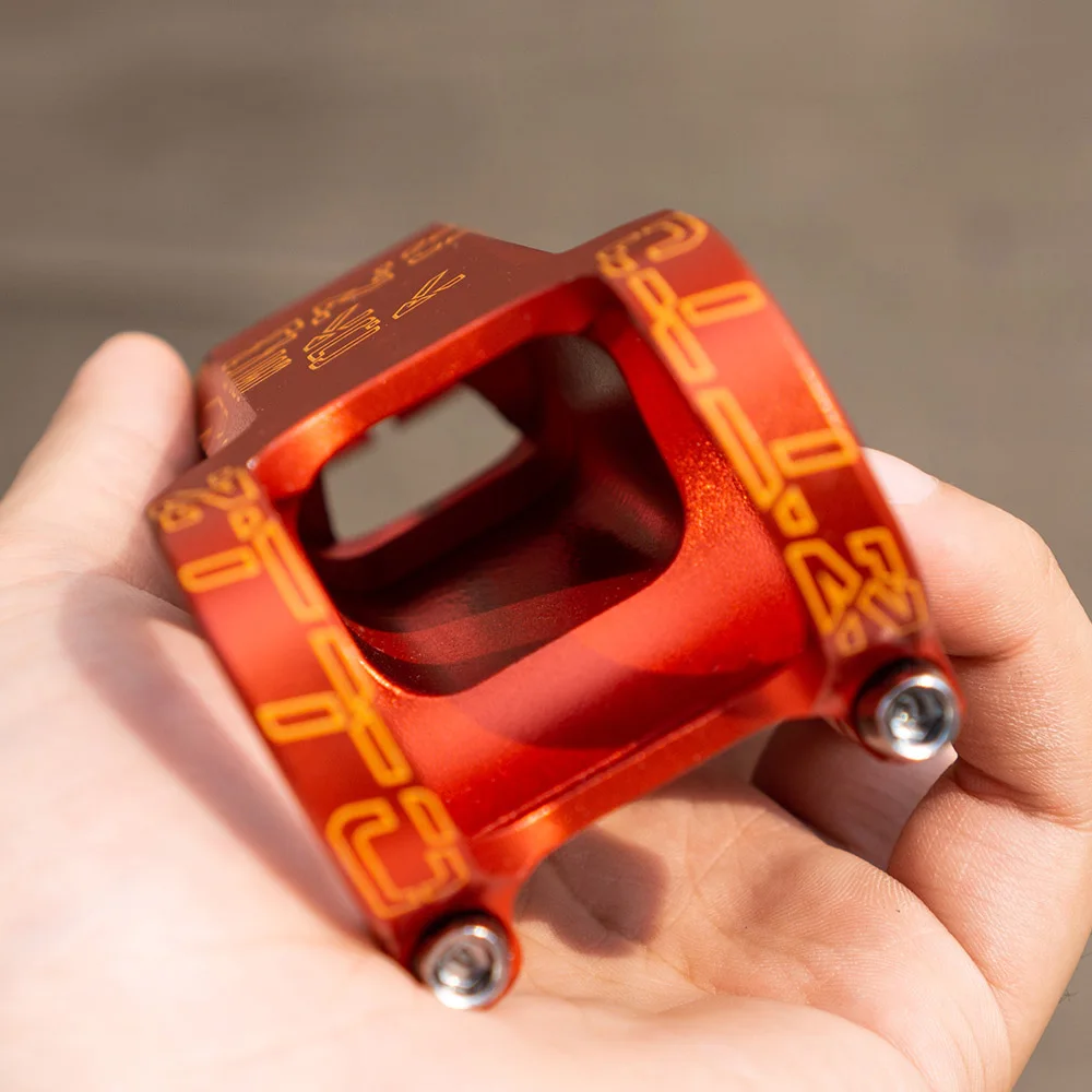 ZTTO MTB XC Racing 17 Grad 25 Aerodynamik-Vorbau 7075 Aluminium CNC-gefertigt, negativer Winkel, leicht, 31,8 mm – Detail 10