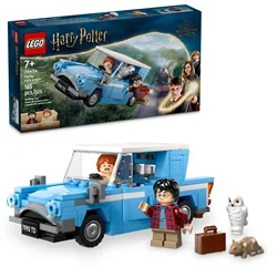 LEGO Harry Potter Flying Ford Anglia, Buildable Car Toy with 2 Minifigures Fantasy Playset Car for Kids Ages 7 and Up, 76424