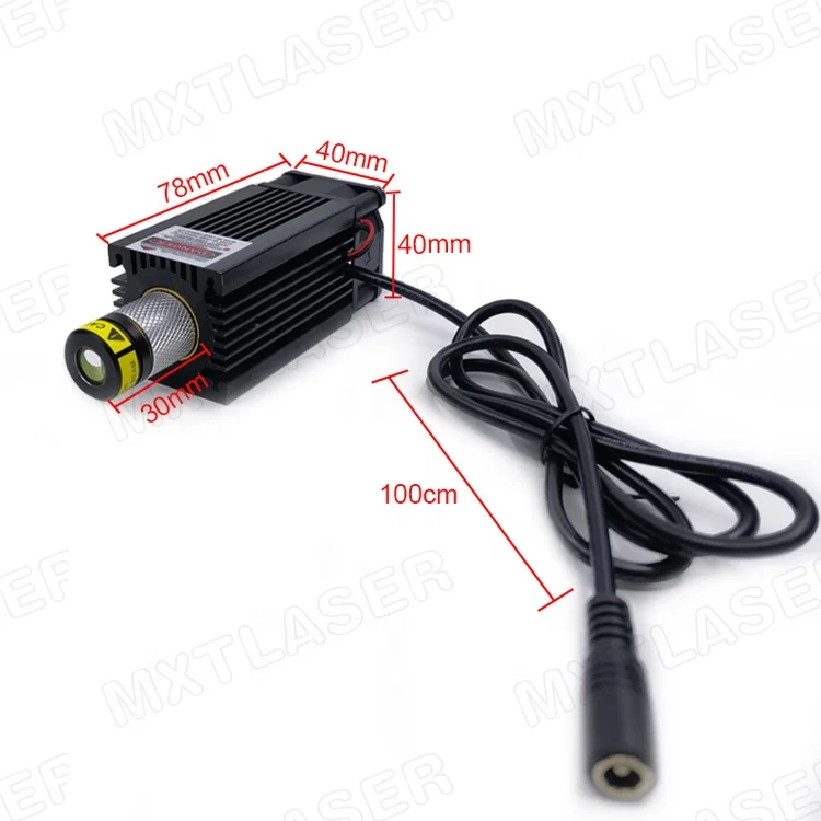 High Power Uniform Line Focusable 405nm~980nm Red Green Blue Infrared Powell Lens Laser Module