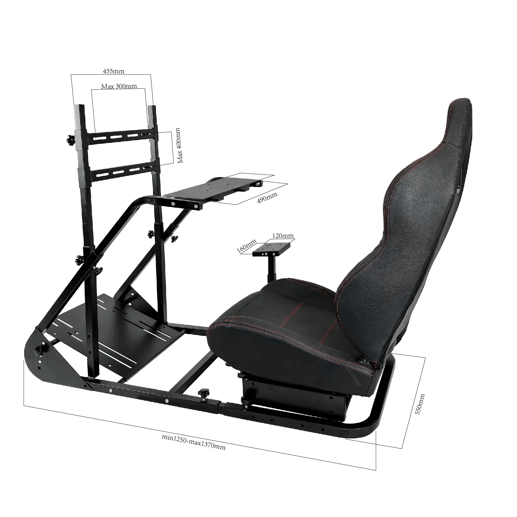 'Charmount Manufacture OEM ODM Racing Seat Gaming Wheel Stand Simulator Cockpit Steering Gaming-Cockpit