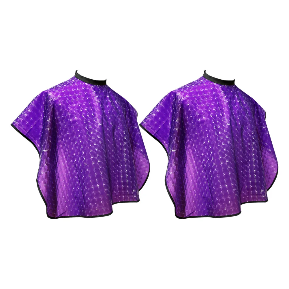 

2Pcs Coloring Salon Coloring Makeup Capes For Clients Waterproof Durable Styling Cape For Hair Stylist Clients Hair Salon Cape