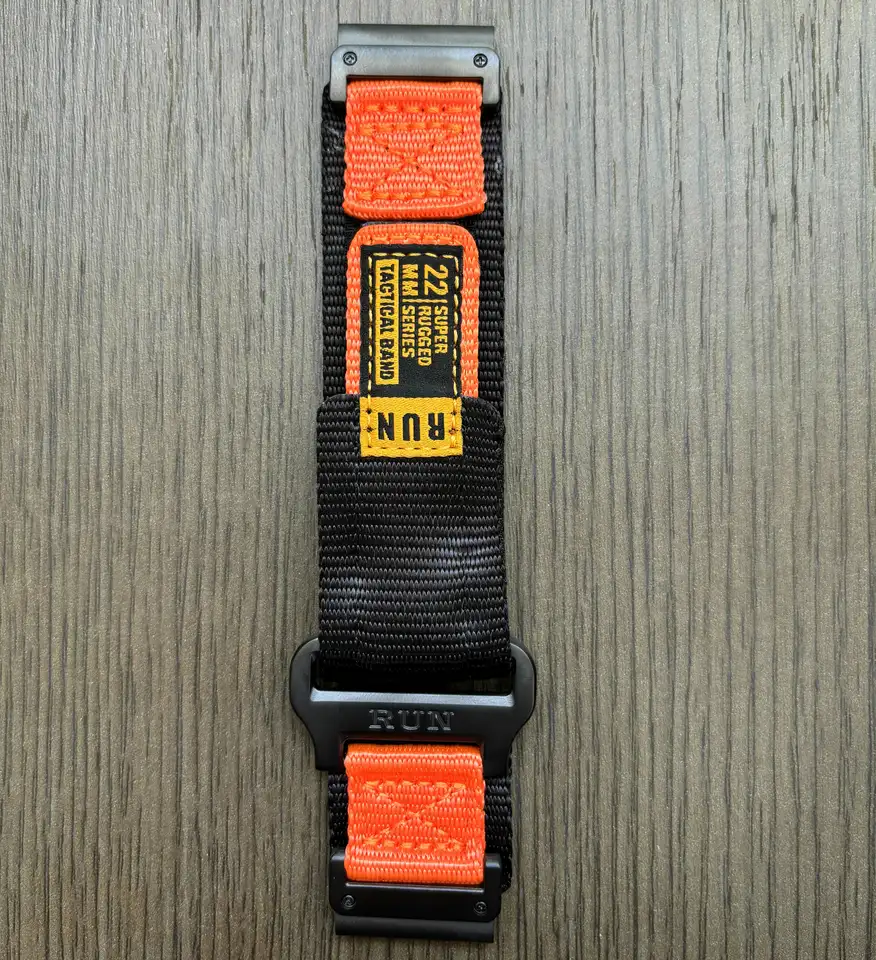حزام ساعة Garmin Quick Fit من النايلون مقاس 22-26 ملم، قابل للاستبدال، لساعات Fenix 7/7Pro/7X/6X/6 Pro/5X/5 Plus6 وسوار Enduro 2 - 2