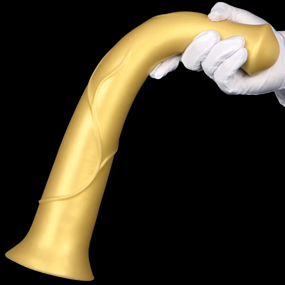 Golden Silicone Backyard Extender Double-Anal Buttplug Prostate Massager Female Anus Masturbator Players Juguetes Para Adultos