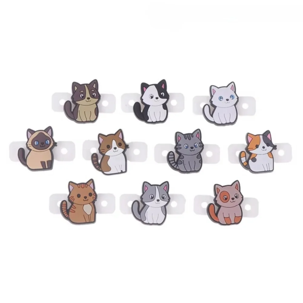 Nouveau dessin animé chat raquette de Tennis amortisseur Silicone Durable raquette de Tennis amortisseur raquette amortisseurs de vibrations Sport