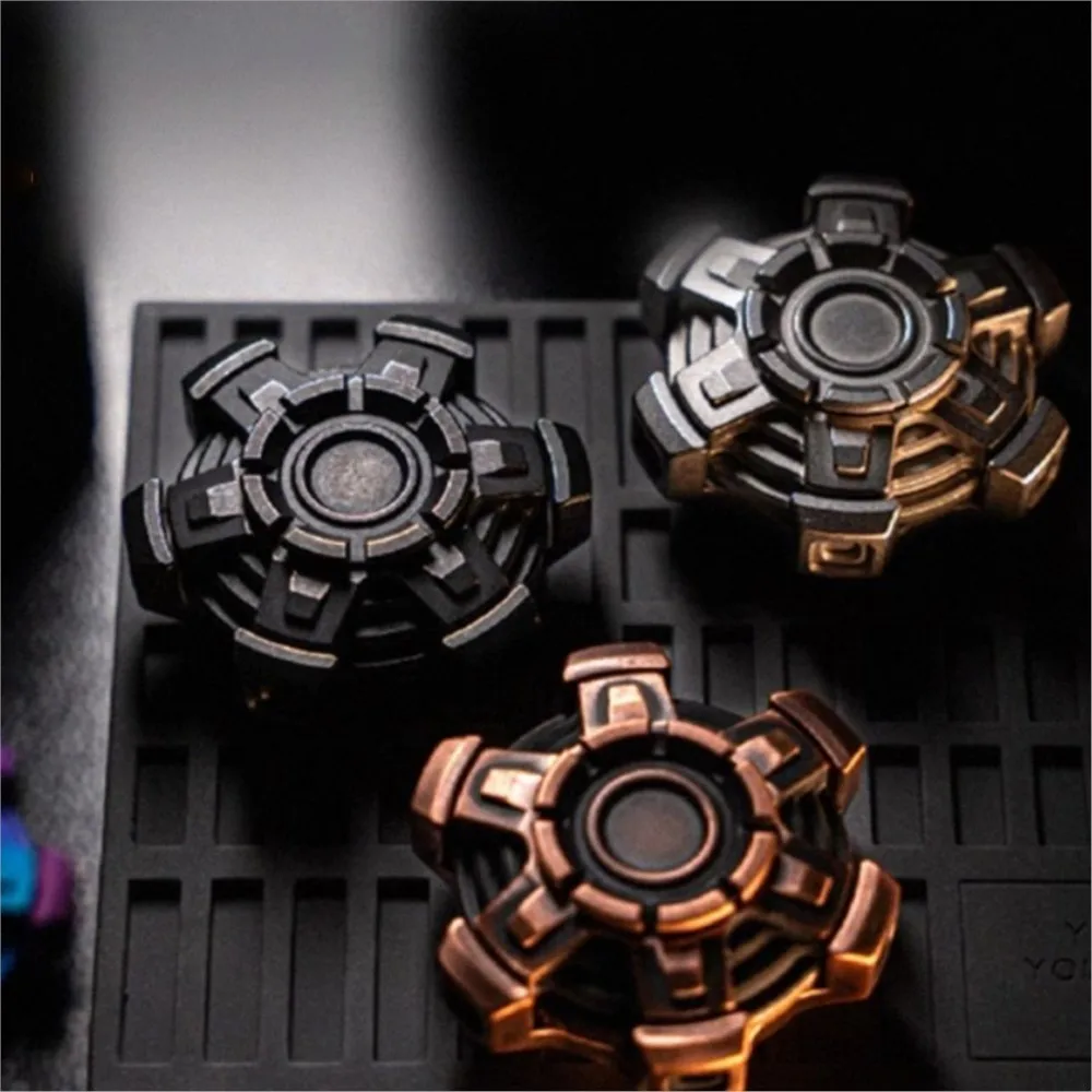 9 mains et KUKE EDC Machinarium 3.0 Fidget Spinner, Gadgets de soulagement de l'anxiété, jouet Fidget en métal pour adultes, nouveauté