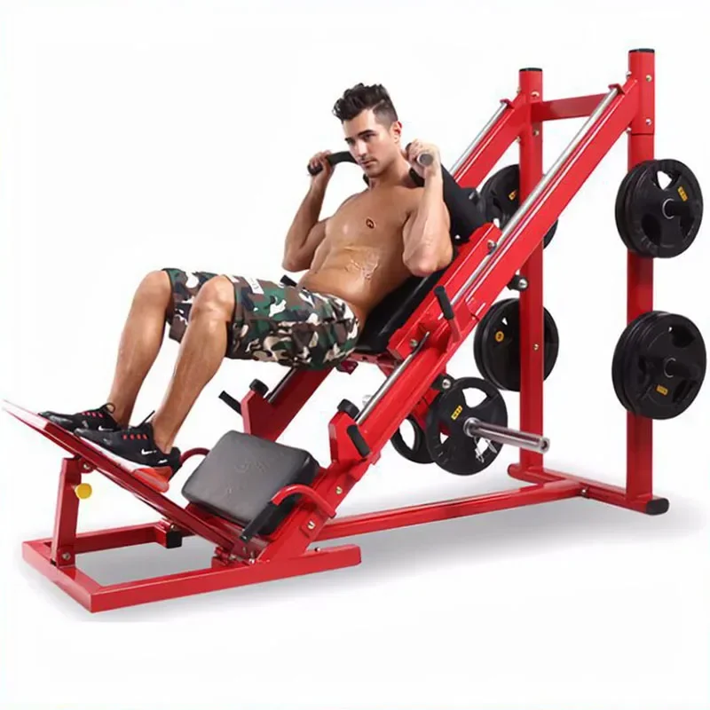 Home Sports Equipment Squat Rack Gym Back Leg Training 45 Degree Reverse Pedal Commercial Reverse Pedal Machine SJ