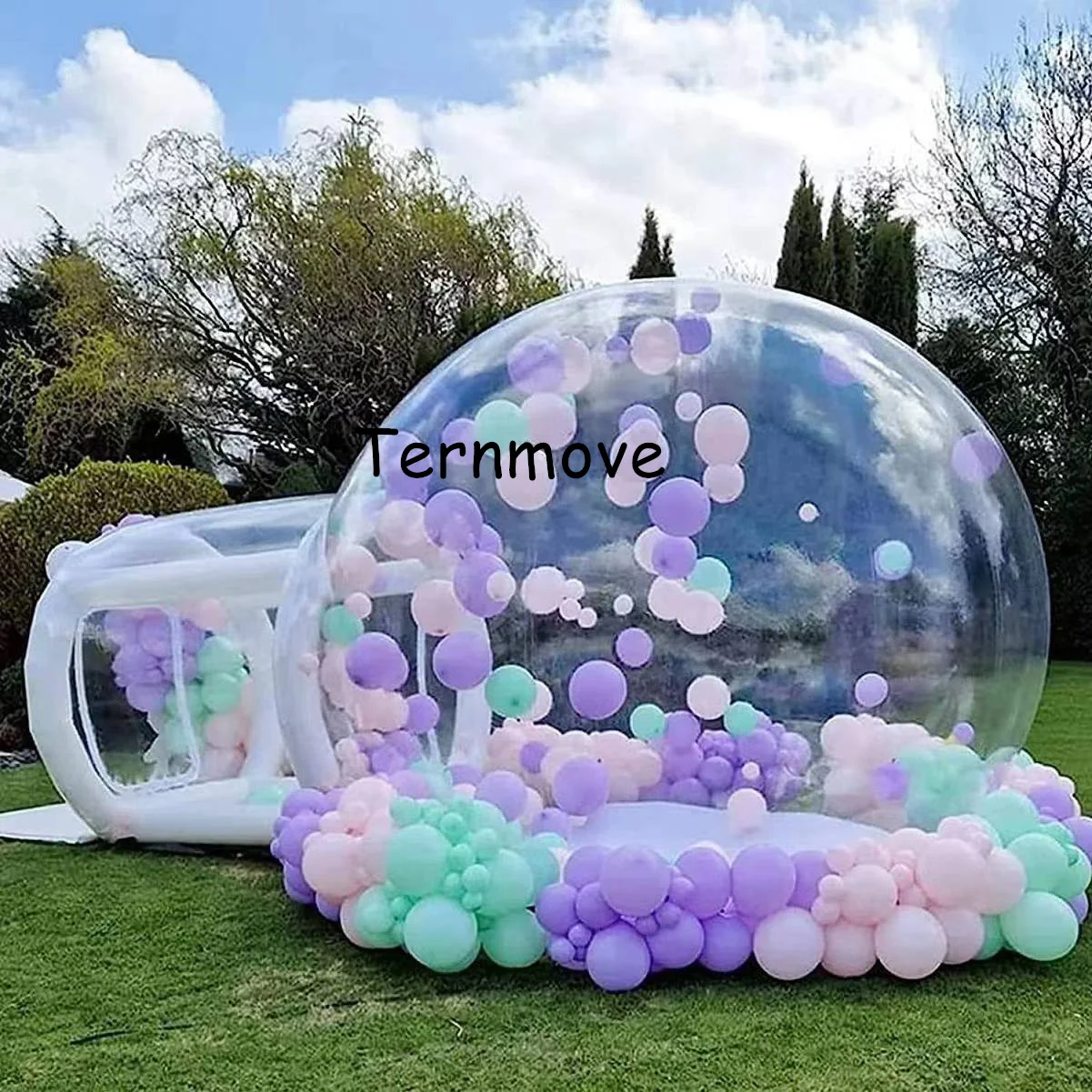 โปร่งใสInflatable Bubble Campingเต็นท์ขายร้อนยี่ห้อใหม่ติดตั้งสะดวกกลางแจ้งบูธเต็นท์Namioty Bubbleเต็นท์