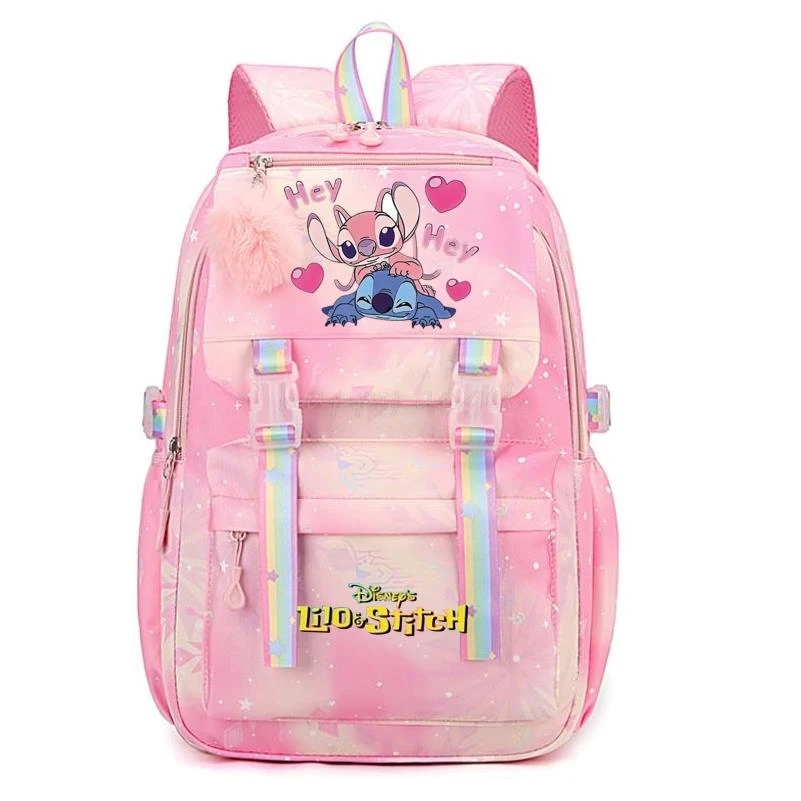 Hot Lilo And Stitch Backpacks Women Backpack Female Travel Bag Backpacks Schoolbag for Teenage Girls Bookbag Mochila Best Gift