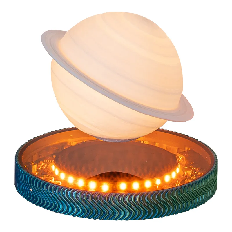 3D Levitating Saturn Lamp Floating Planet Lamp Magnetic Levitation Desk Light with Luminous Base Unique Home Decor For Office Gi