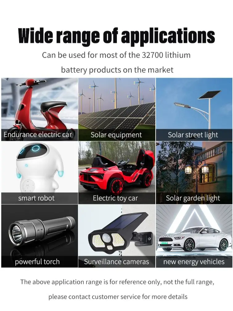 PALO High Capacity 3.2V 32700 7200mAh LiFePO4 Battery 35A Continuous Discharge Maximum High Power Batteries+Nickel sheets