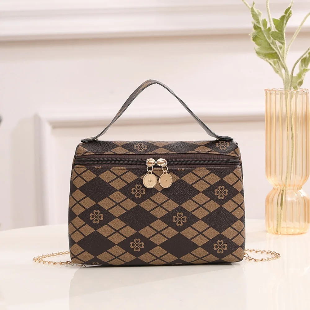 Floral Print Handbag Shoulder Slant Hanging Bag Cosmetic Pouch for Outings Class Commuting FashionLuxury Designer Crossbody Bag