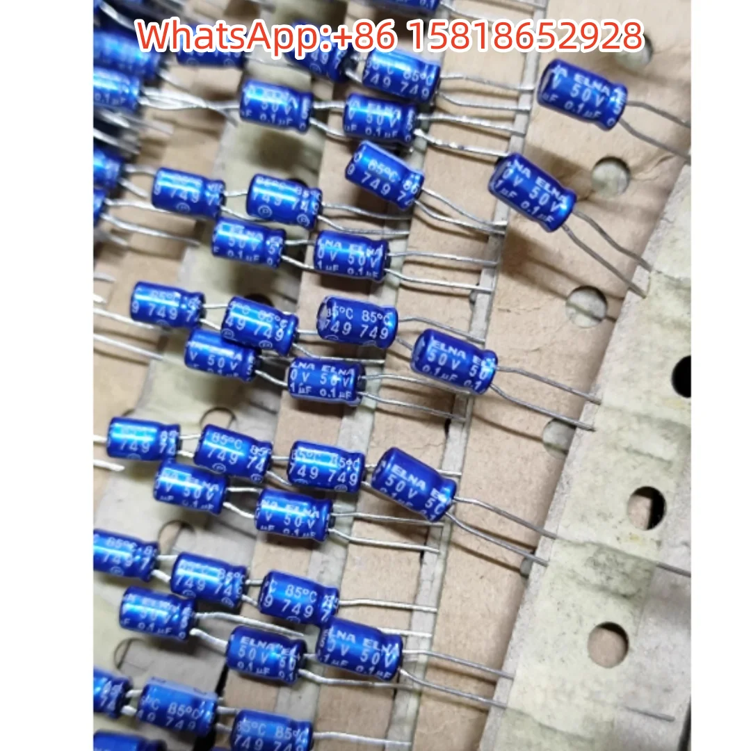 50pcs 50V 0.1UF 4X7mm Japanese Imported Audio Electrolytic Capacitors