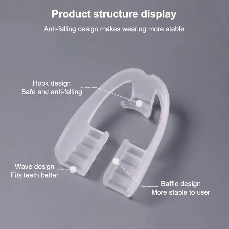 Anti Grinding Dental Guard for Sleep Bruxism Splint Relieve Jaw Pain Soft Mouth Guard for Nighttime Protection