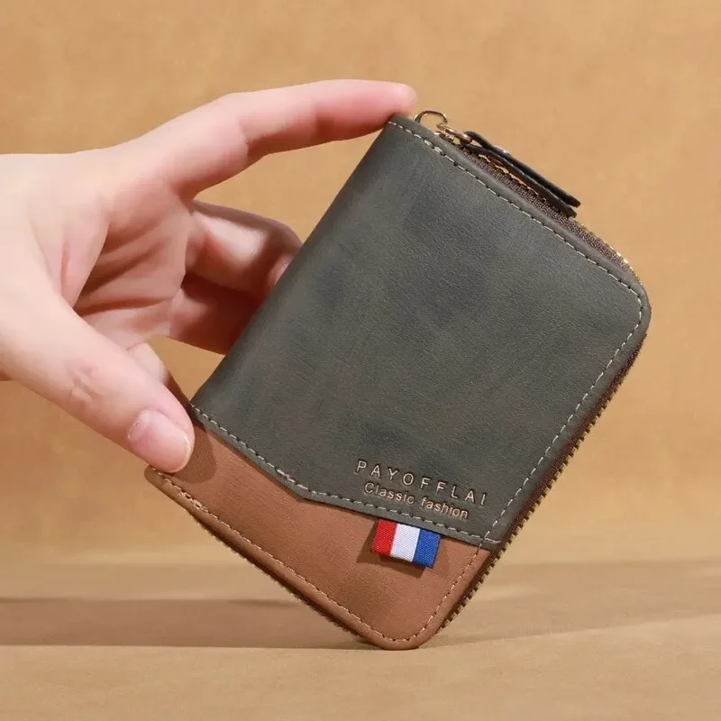 

Multifunctional Zipper Card Clip Hot Sales For Men And Women New Organ Bag Multi Pu Leather Large Capacity Card Bag