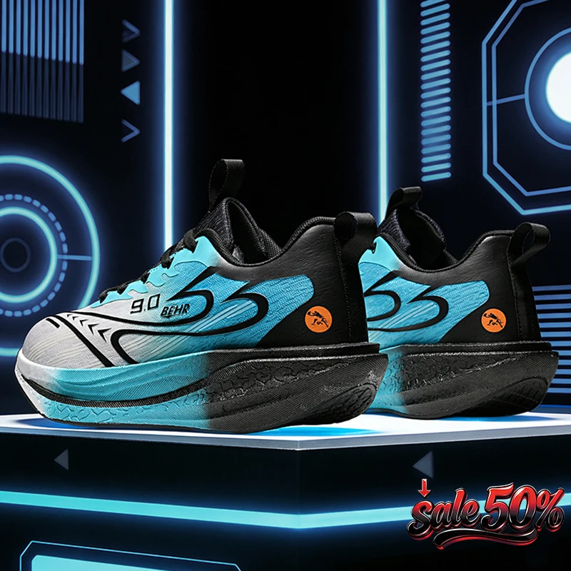 

2026 Air Cushion Jogging Shoes Running Shoes Carbon Board Marathon Men Sports Breathable Lightweight Women's Nonskid Sneakers