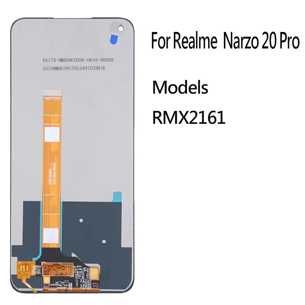 IPS For Realme 6 6S 7 4G LCD Display Touch Screen Assembly Digitizer Replacement Parts For Realme Narzo 20 Pro Narzo 30 4G LCD