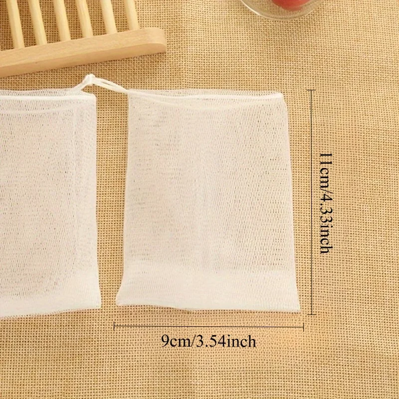 10PCS Bubble Nets for Handmade Soap, Facial Cleansing Foam Nets, Soap Pouches, Facial Cleansing Bubble Nets