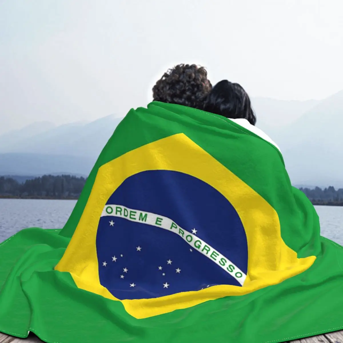 Brazil Flag Blankets Fleece Autumn/Winter Multifunction Super Soft Throw Blanket for Bedding Bedroom Rug Piece