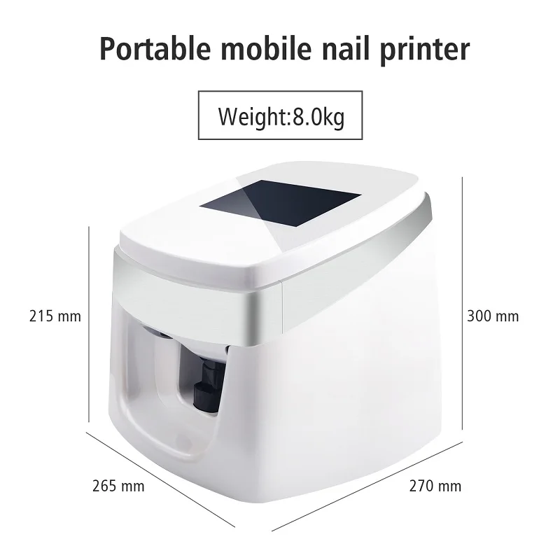 TUOSHI Finger Nail Art Printer Desktop new China nail printer painting machine nail picture designs machine printer