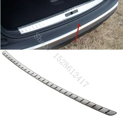for Peugeot 3008 3008GT 2016-2019 Car accessories Stickers Stainless Steel Rear Door Bumper Protector sill plate