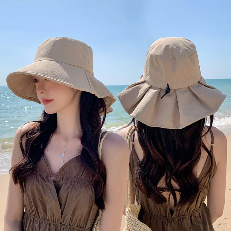 

Women's Bucket Hat Spring Summer Hats For Women Cloth Foldable Fisherman Cap Sunscreen Sun Hat Sunhat Outdoor Casual Travel