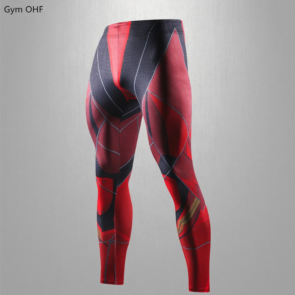 

Men 3DQuick-drying Running Tights Pant Compression Basketball Training Leggings Elastic Gym Clothing Men Workout Sportswea pants