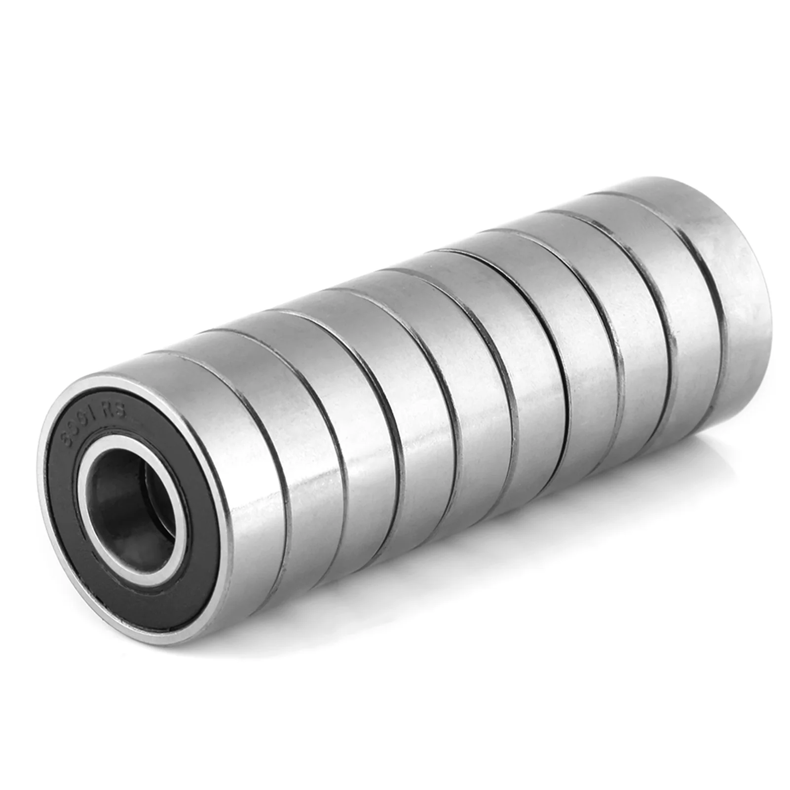 10 Pcs Durable MultiUse Rubber Sealed Deep Groove 60012RS Ball Bearings(12x28x8mm)