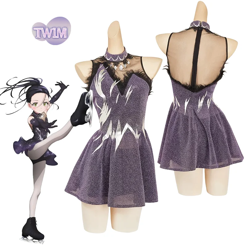 Hikaru Kamisaki Anime Cosplay Costume Women Fantasy Dress Gloves Roleplay Outfit Halloween Party Disguise Roleplay Outfits Suits