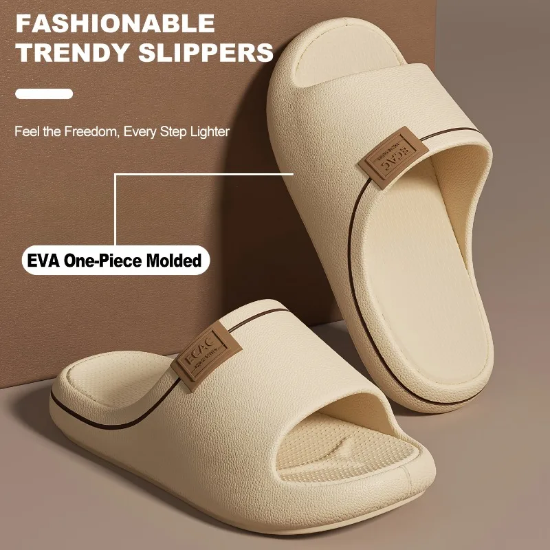 Men Women Summer Fashion EVA Slippers Soft Thick Sole Non Slip Indoor Outdoor Casual Bathroom Home Slides Comfort cloud Shoes