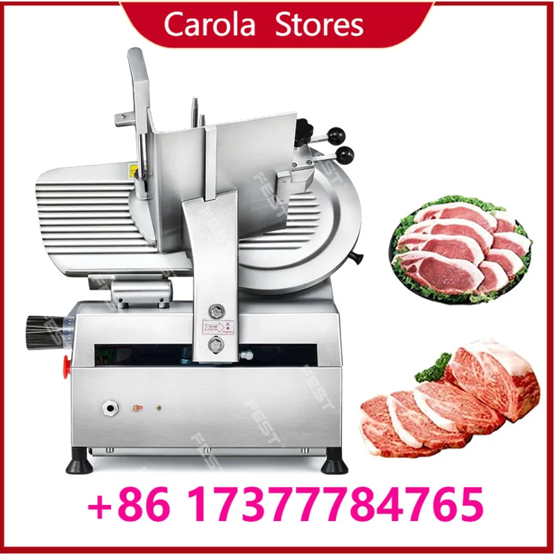 Food utensils Commercial Frozen Meat Cutter Slicer hine New Condition for Sausage Potato Cheese Ham Bacon Beef Mutton Roll Cu