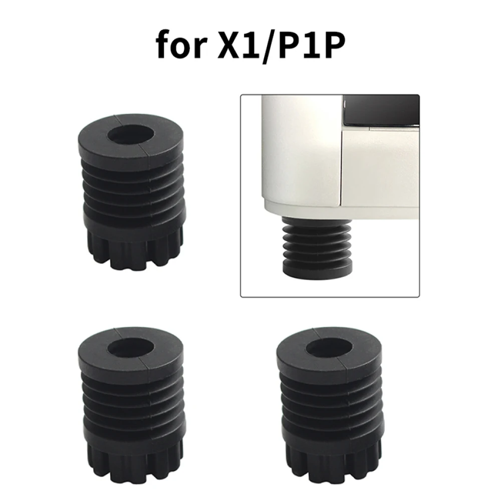 ​For X1/P1P Printer Rubber Anti-Vibration Cushioning Pad Upgrade Black Foot Mats Accessories