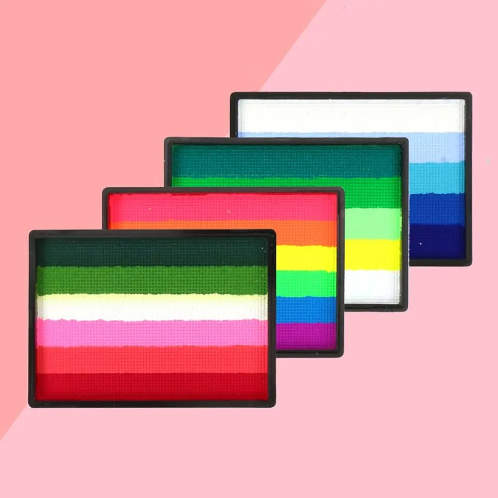 Multicolour Body Face Painting Kit Waterproof Colorful Body Art Painting Non-toxic Washable Halloween Makeup Tool Party