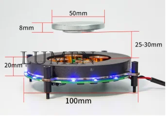Heavy Magnetic Levitation Bare Metal Module Magnetic Levitation Movement Potted Plant Maglev Exhibition Stand Maglev Speaker