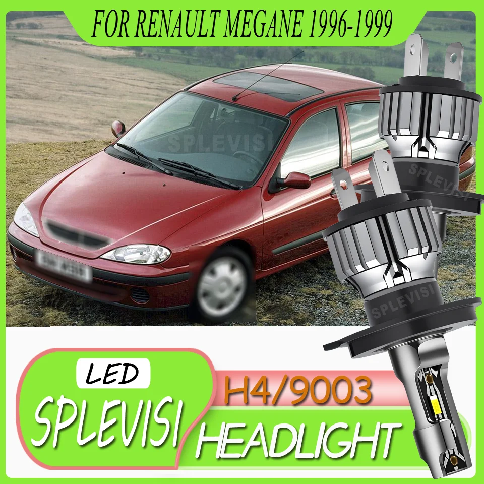 Slim Advanced Chip Technology Higher Luminosity waterproof 9003 LED headlight Hi/Lo Beam For Renault Megane 1996 1997 1998 1999