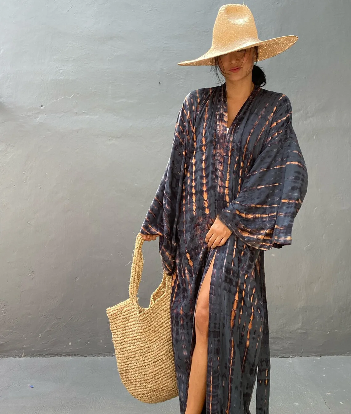 女性用レーヨンビーチブラウス,着物カーディガン,ロングビキニカバーアップ,水着,夏服