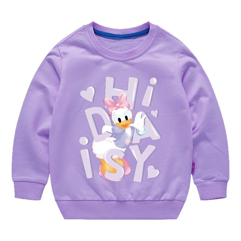 ميكي ماوس جميع القطن البلوز الأطفال لطيف جولة الرقبة هوديي الفتيان الفتيات البلوز أنيمي الكرتون قمم ربيع الخريف الملابس #4