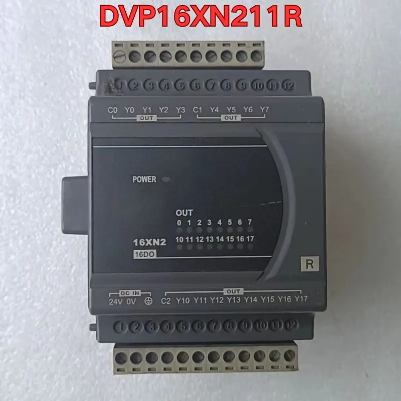 Second-hand PLC module DVP16XN211R function test is normal Original authentic Quote in December 2025