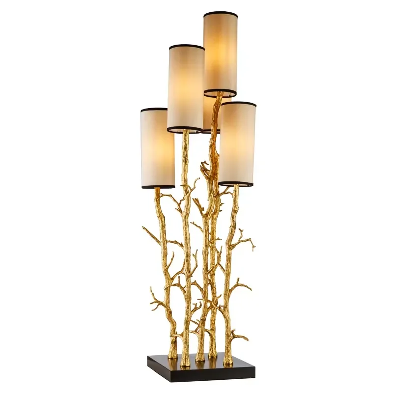 Antique Branch Design LED Table Lamp for Living Room Hotel Villa Home Decorative Lighting