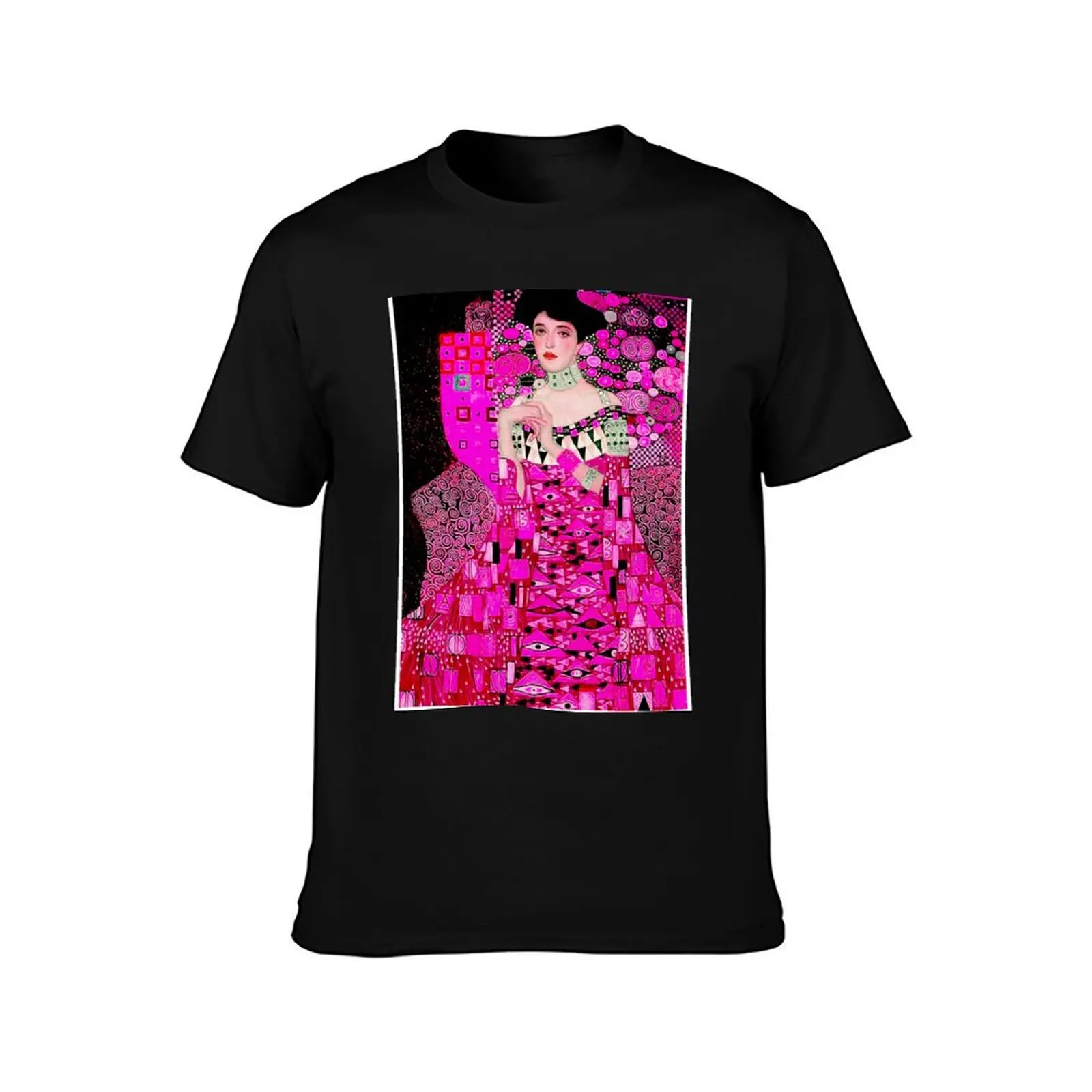 klimt : Vintage 1906 Adele Bloch Bauer Portrait Print T-Shirt t shirts for man graphic funny T-Shirt