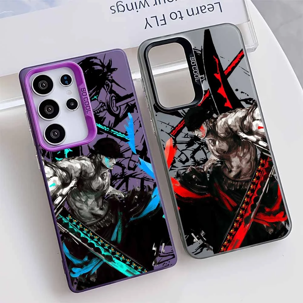 Good Looking O-One P-Pieces Anime For Samsung Galaxy S26 S25 Edge S24 S23 S22 S21 S20 FE Ultra Plus Cover Colorful Phone Case