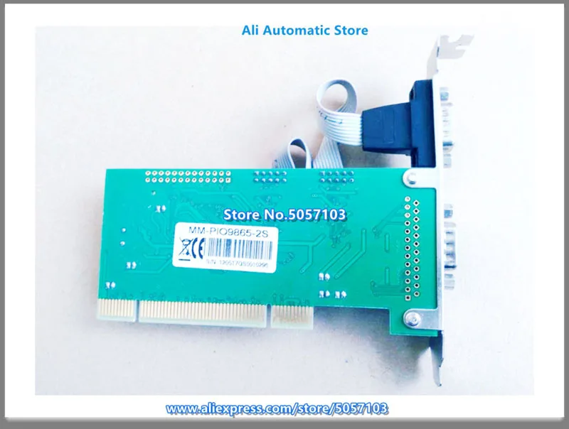 MM-PIO9865-2S Industrial Control Server PCI To RS232 Serial Port Expansion 2 Port COM Card Genuine