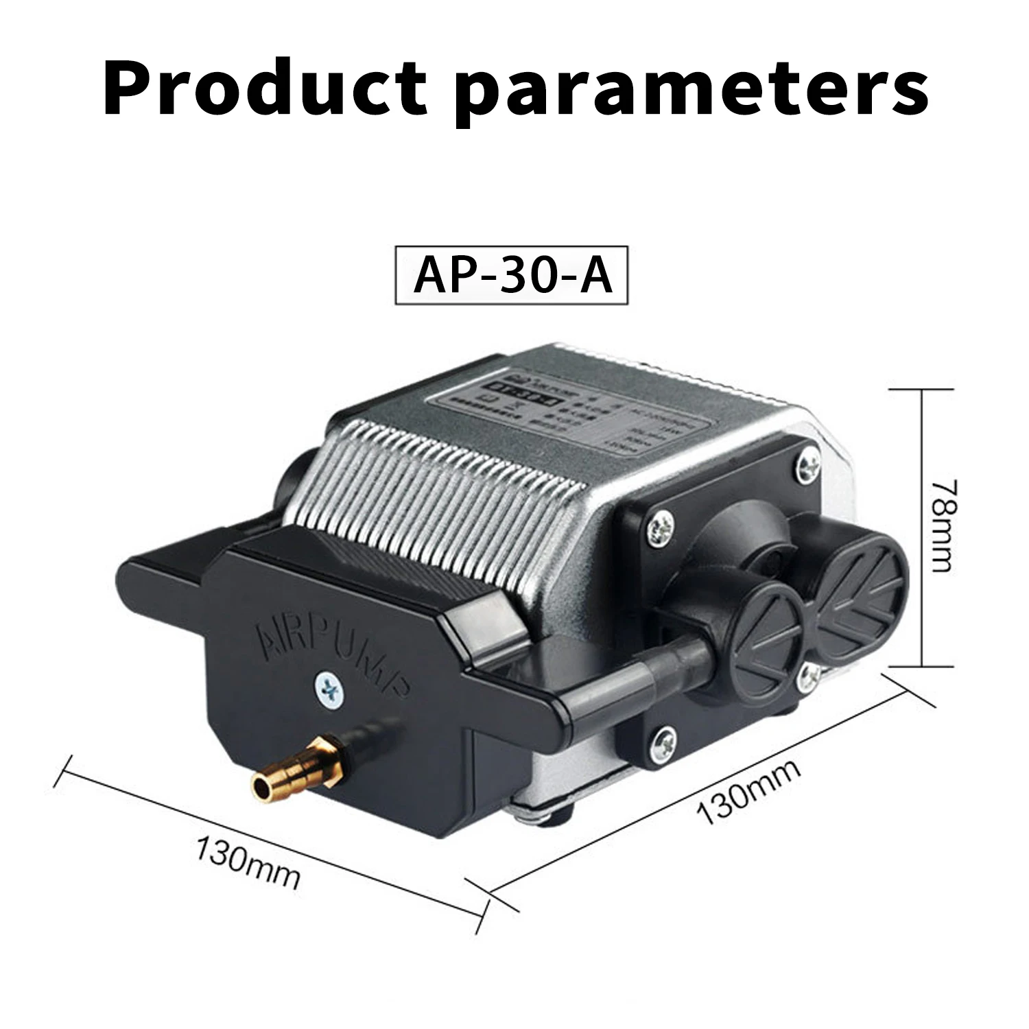 ZBAITU Air Pump Air Assisted with 100cm Hose for Laser Head Module Air Pump for Laser Engraving Module Cutting Head Tools