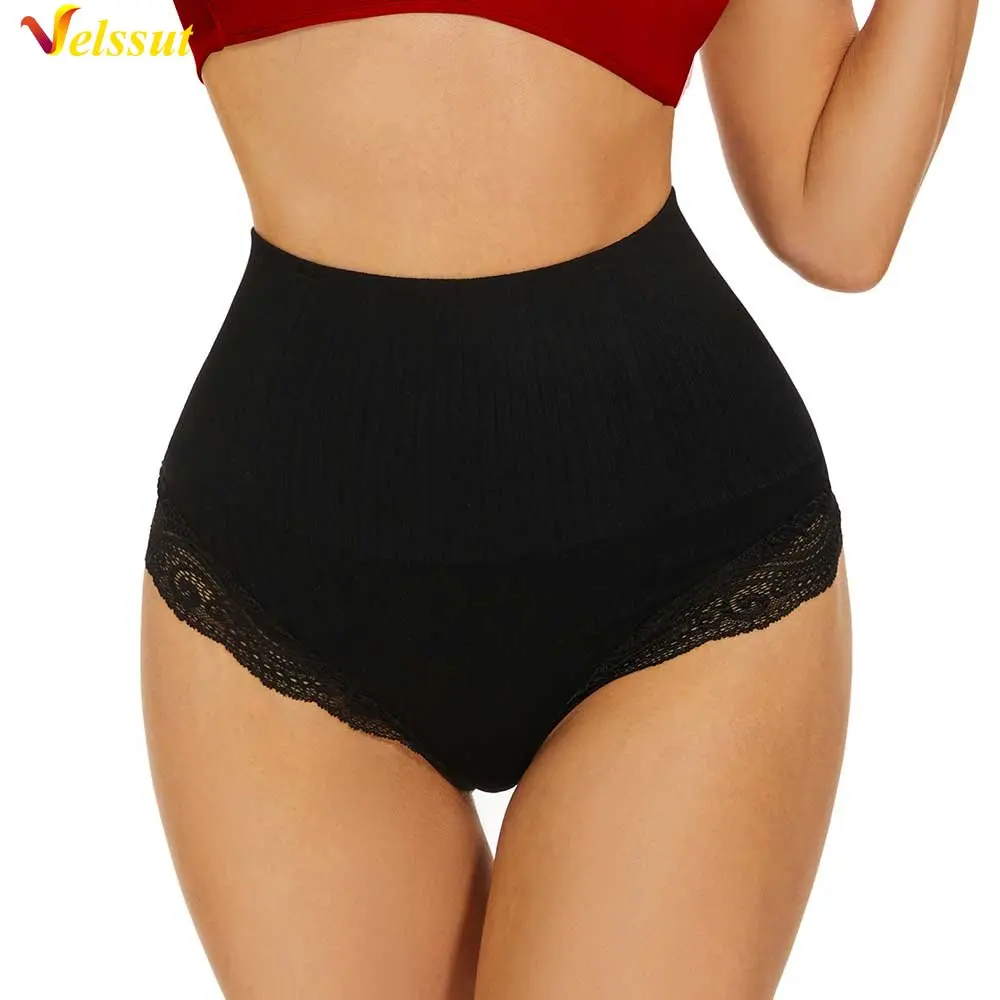 

Velssut Body Shaper Thong for Women High Waist Panties Seamless Shapewear Slimming Shorts Flat Belly Underwear Lady Body Shaper