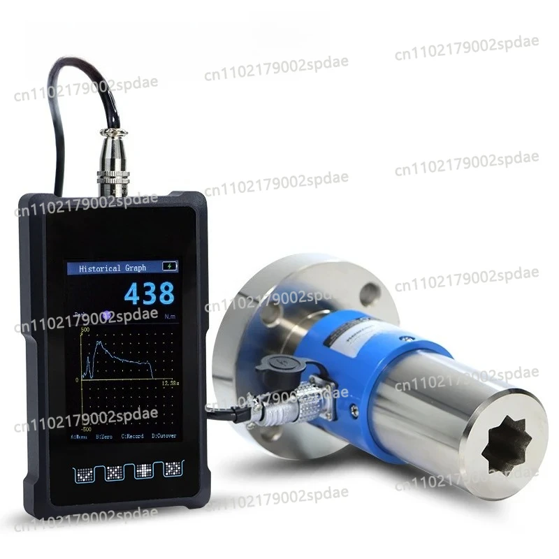 For Rotary Wrench Verification Instrument Rotation Digital Display Tightening Force Test Handheld Device Static Torque Sensor