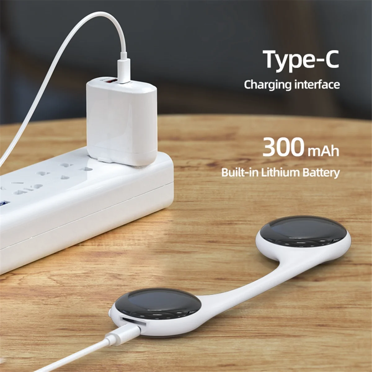 Bone Conduction Bluetooth Speaker White Noise Sleep Aid Music Box with LED Display Support TF Card Timed Shutdown Pink