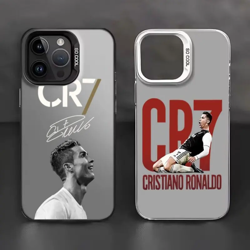 Football Player Cristiano Ronaldo Phone Case For IPhone 11 12 13 14 15 16 17 Pro Max Plus 12 13 Mini XR 7 8 Plus 16E IMD Cover