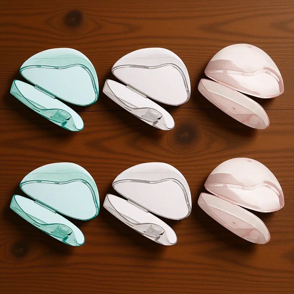 

6Pcs Pacifier Holder Case Dustproof Triangle Baby Soother Organizer Portable Storage Box Nursery Travel Pacifier Storage