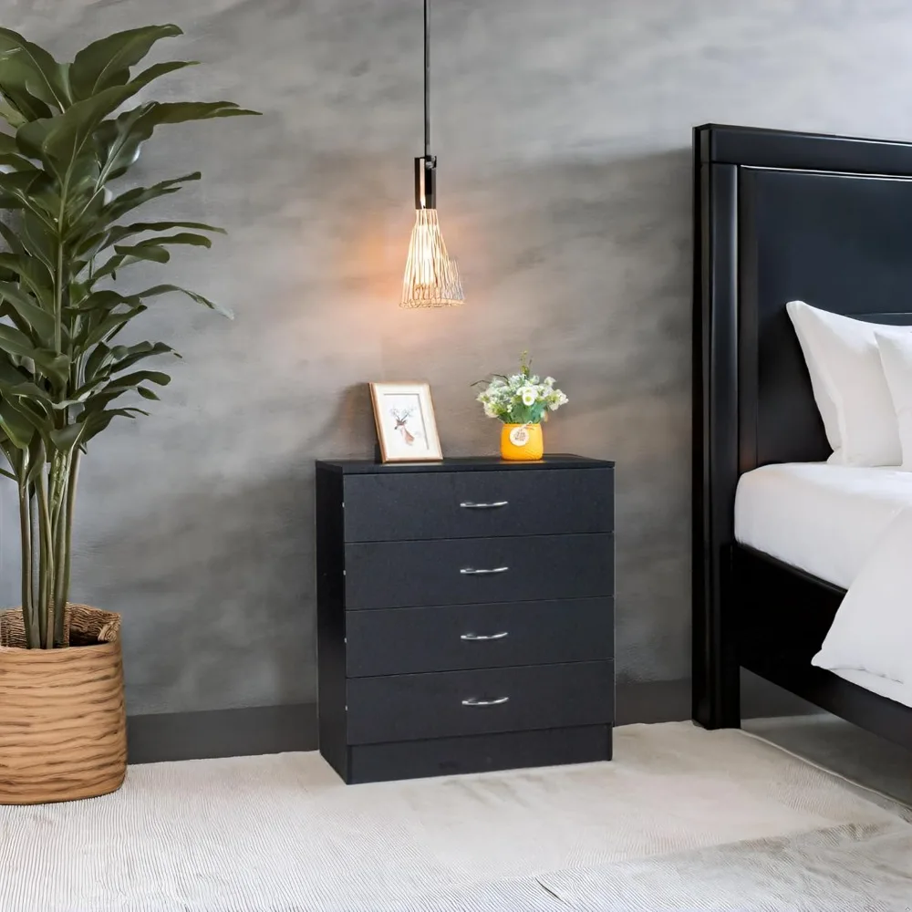 

Drawer Nightstand for Bedroom, Modern Night Stand with Storage Drawers, Small Wood End Bedside Table for Living Room,